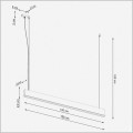 Thoro LYKKE lampy liniowe długości 120cm lub 150 cm
