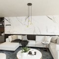 złoto czarna lampa wisząca do salonu ELIT 3 PREMIUM GOLD Emibig 1329