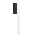 czarny kinkiet LED ze szklanym kloszem FAYETTE Maxlight W0367