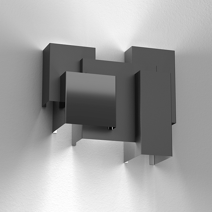 czarny kinkiet w stylu loftowym WALL 356 Luminex