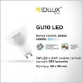 żarówka LED GU10 4000K 7W 530lm Sollux