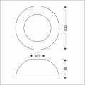 plafon LED 35 cm 18 W Liguria Candellux 13-24152
