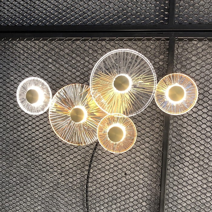 złoty kinkiet LED ALLURE 5L Maxlight W0357