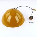 żółta lampa wisząca 1 x E27 TK Lighting Faro 50 cm Ochra 10264