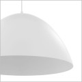 biała metalowa lampa wisząca TK Lighting Faro White 33cm 3192