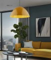 lampa wisząca do salonu TK Lighting Faro Ochra 38cm 10263
