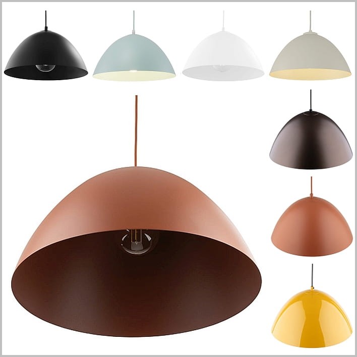 TK Lighting Faro kolorowe lampy wiszące 34 cm