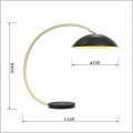 metalowa lampa ściemniacz dotykowy ROSSKOFF AVIANO 8001-104