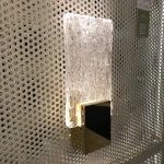VETRO szklany kinkiet glamour LED MAXlight