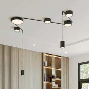 ZUMAIA nowoczesna lampa sufitowa 7xLED 2560lm MAXlight