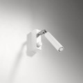biały minimalistyczny kinkiet do sypialni EYETECH 1 Sollux SL.0902