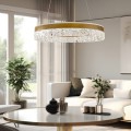 złoty żyrandol LED 50 cm Candellux FROZI 442738