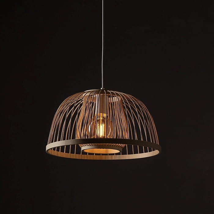 ażurowy klosz z bambusu lampa KRABI Nowodvorski 11158