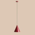 ciemno czerwona lampa wisząca do sypialni FORM RED WINE Aldex 1108G15