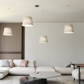 beżowa lampa wisząca do salonu ASCOT 4 BEIGE Emibig 1423/4