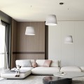 szara lampa wisząca do pokoju ASCOT 4 GRAY Emibig 1424/4