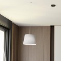 lampa wisząca z szarym abażurem Emibig ASCOT 1 GRAY 1424/1