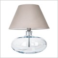 szklana lampa stołowa z białym abażurem 4concepts Stockholm L005031203