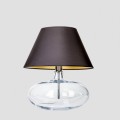 lampa z bezbarwnego szkła abażur czarno złoty 4concepts Stockholm L005031214