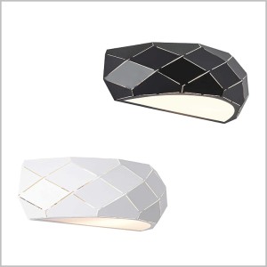 Reus czarny lub bialy kinkiet w stylu glamour Light Prestige