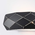 czarny kinkiet glamour Light Prestige Reus LP-8069/1W BK