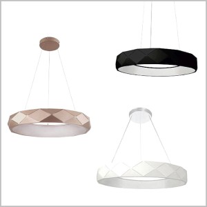 REUS lampa wisząca LED 60 cm styl glamour Light Prestige
