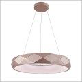 żyrandol ledowy w kolorze różowego złota REUS Light Prestige LP-8069/1P LED GD