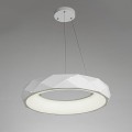 biała nowoczesna lampa wisząca REUS Light Prestige LP-8069/1P LED WH