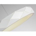 ażurowa nowoczesna lampa wisząca REUS Light Prestige LP-8069/1P LED WH