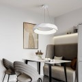 biała lampa nad stół REUS Light Prestige LP-8069/1P LED WH