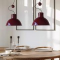 regulowane lampy wiszące TAR Reflex Maxi w kolorze czerwonego wina