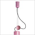 lampa wisząca TAR Reflex Maxi Pink w kolorze  różowym