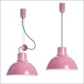 TAR Reflex Maxi Pink różowe metalowe lampy wiszące