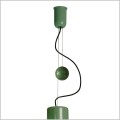 zielona lampa wisząca z obciążnikiem TAR Reflex Maxi Green