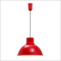 designerska lampa wisząca TAR Reflex Maxi Red w kolorze czerwonym
