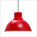 lampa wisząca do pokoju dziecięcego czerwony klosz TAR Reflex Maxi Red