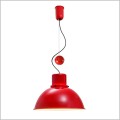 regulowana lampa wisząca TAR Reflex Maxi Red w kolorze czerwonym