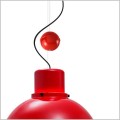 regulowana lampa wisząca z obciążnikiem TAR Reflex Maxi Red