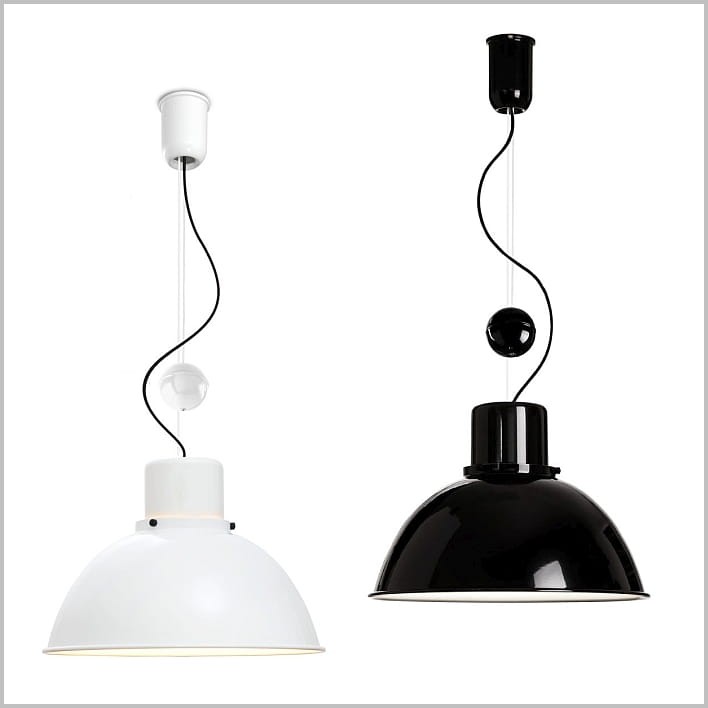 metalowe lampy z regulowaną długością TAR REFLEX Maxi