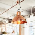 miedziana lampa wisząca z regulacją wysokości TAR Reflex Maxi Copper Regulowana