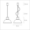 lampy wiszące 35 cm TAR Reflex Maxi