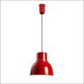 czerwona lampa wisząca do kuchni TAR Reflex Mini Red