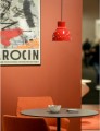 czerwona lampa wisząca do kuchni TAR Reflex Mini Red