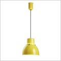 żółta metalowa lampa industrialna TAR Reflex Mini Yellow
