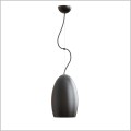 czarna wisząca lampa industrialna Kokon 20 cm TAR Cocco-20