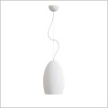 biała lampa wisząca złote wnętrze Kokon TAR Cocco White/Gold