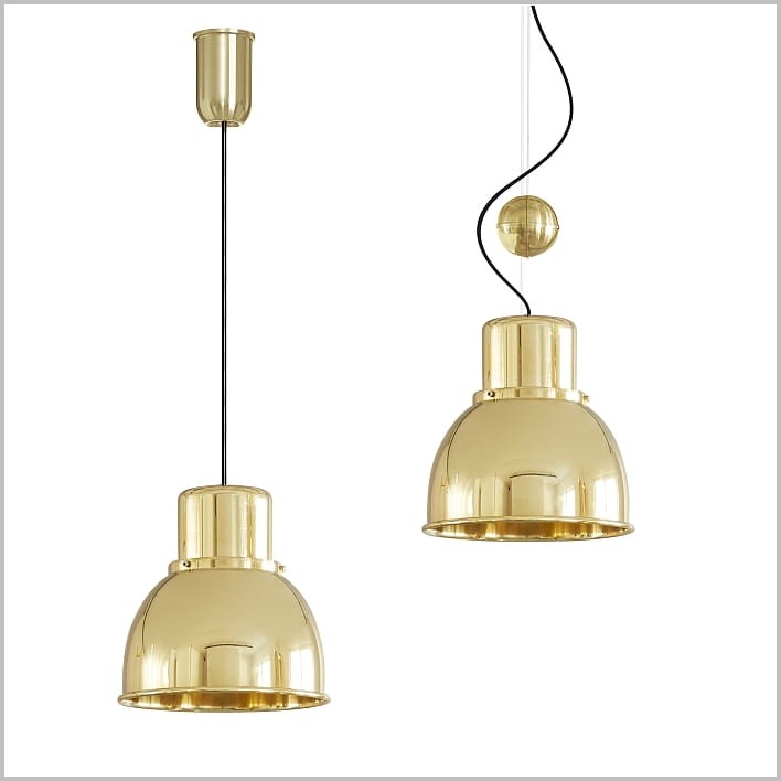 TAR Reflex Mini Brass lampy wiszące z mosiądzu