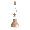 miedziana lampa wisząca z obciążnikiem kulowym TAR Reflex Mini Copper Reg