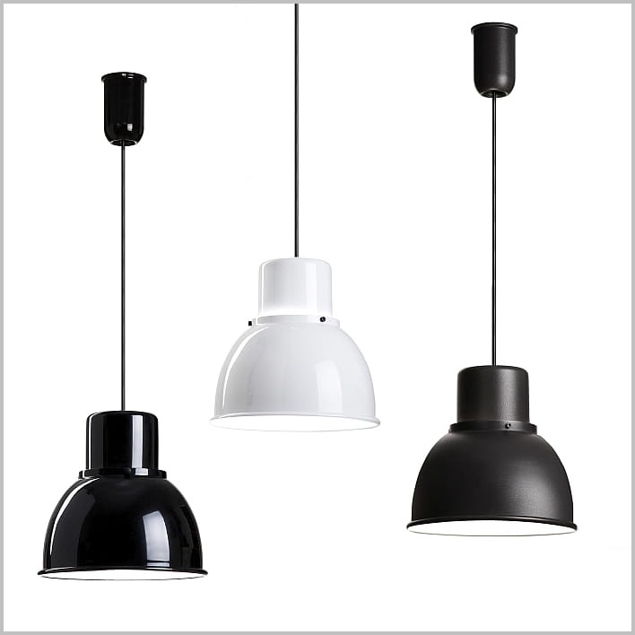 TAR Reflex Mini Black/White industrialne lampy wiszące