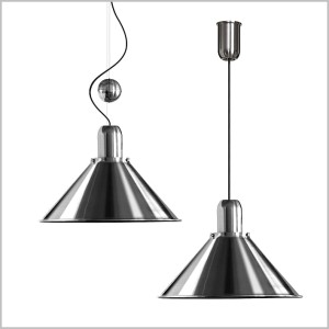 Reflex Stożek Steel metalowa lampa wisząca do kuchni klosz stożek 35cm 1xE27 Tar